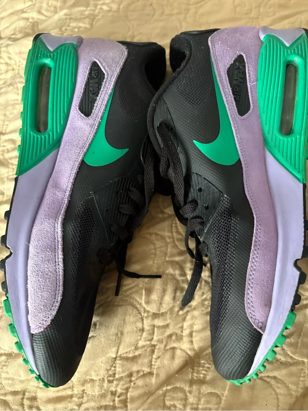 Nike Air Max Max 90 Black/Green/Violet Men’s Size 11